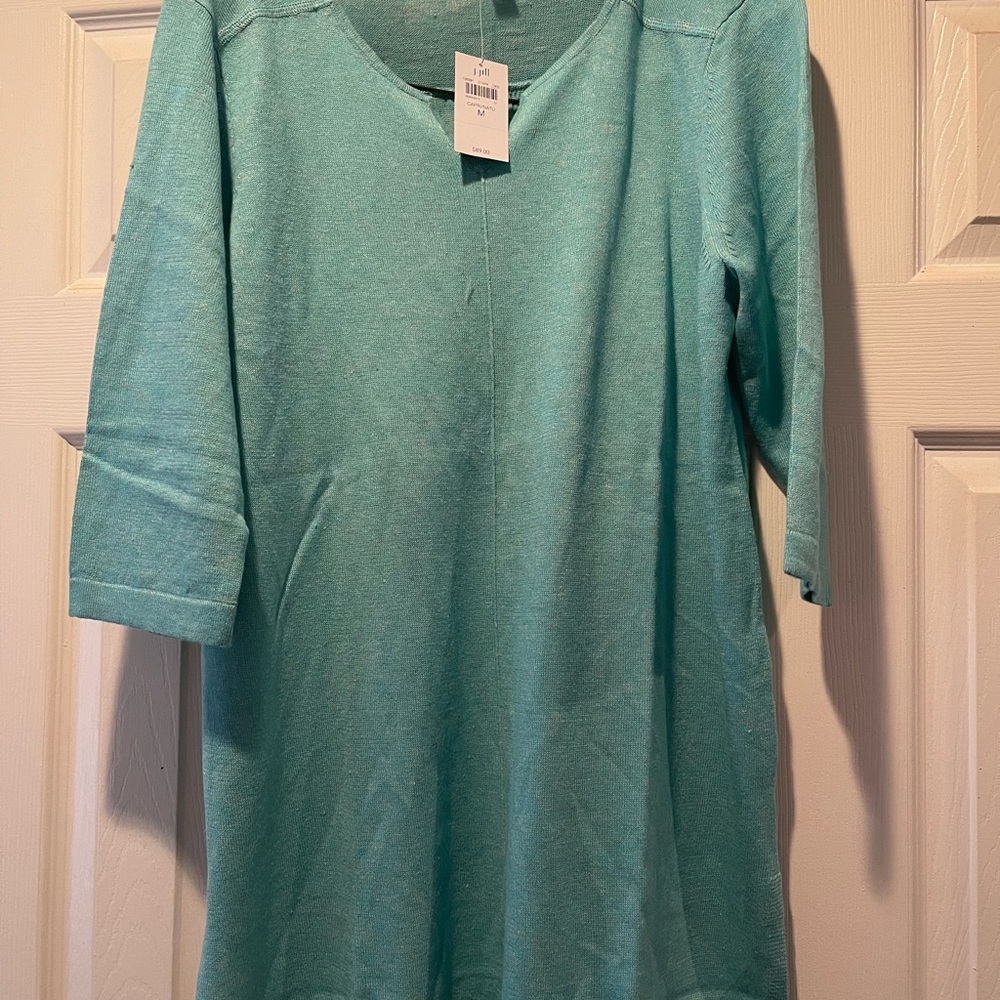 NWT J.Jill Linen/polyester blend.